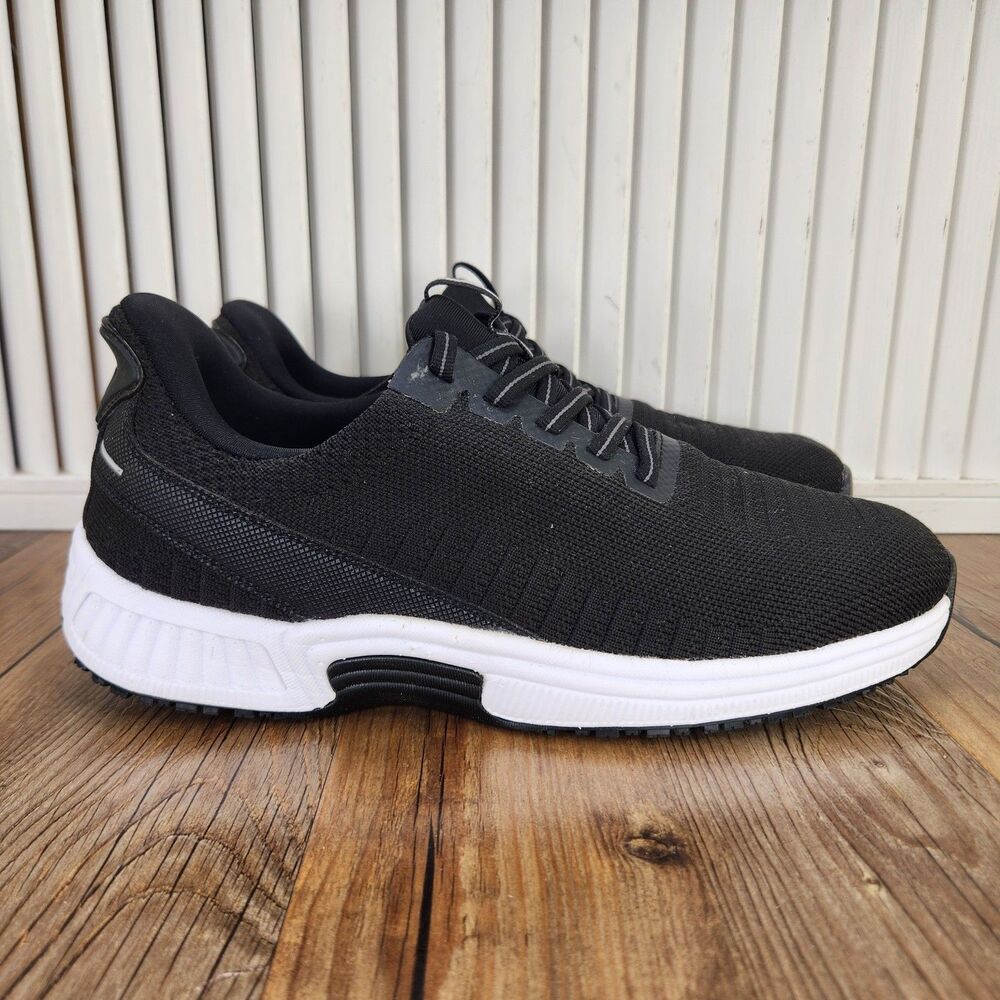 Orthofeet Kita Hands Free Sneakers Womens 9.5D Wide Black Orthopedic Shoes 80011